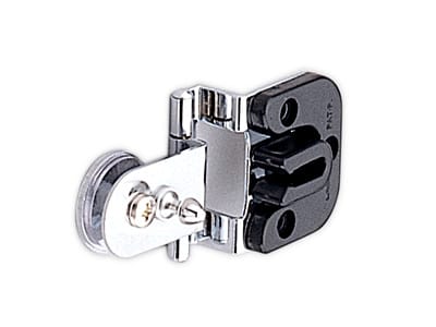 GHC-34/8/CR - Glass Door Hinge - Half Overlay - Polished Chrome - Sugatsune