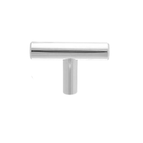 Cabinet Knob - Round Bar Pull Collection - 12mm - Polished Chrome Finish