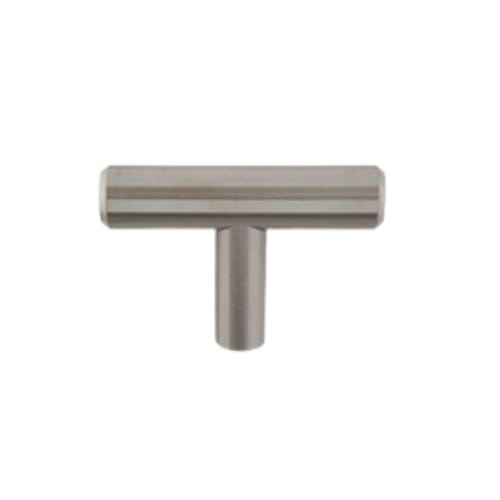 Cabinet Knob - Round Bar Pull Collection - 12mm - Satin Nickel Finish