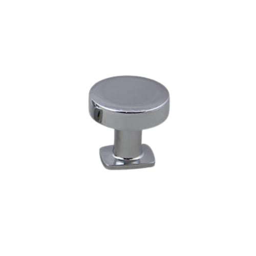 Cabinet Knob - Manhattan Collection - Round Flat Top - 32mm - Polished Chrome Finish