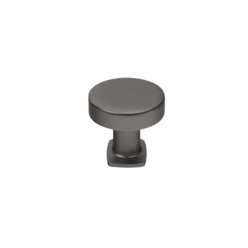 Cabinet Knob - Manhattan Collection - Round Flat Top - 32mm - Satin Nickel Finish