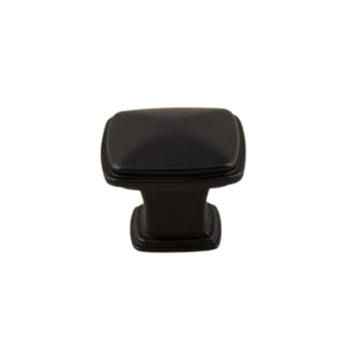 Cabinet Knob - Charlotte Collection - Square - 32mm - Matte Black Finish