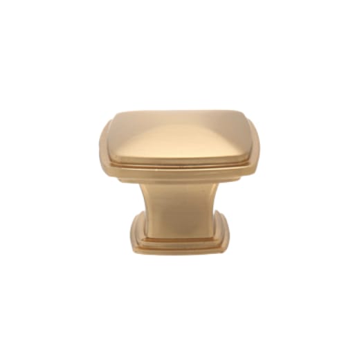 Cabinet Knob - Charlotte Collection - Square - 32mm - Radiant Gold Finish