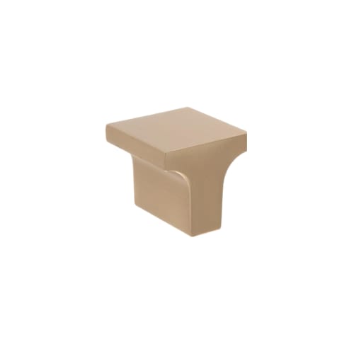 Cabinet Knob - Miami Collection - Square - 1 Inch - Radiant Gold Finish