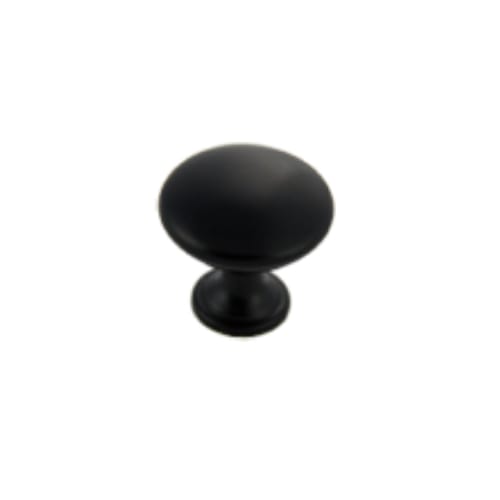Cabinet Knob - Traditional Collection - 30mm - Matte Black Finish