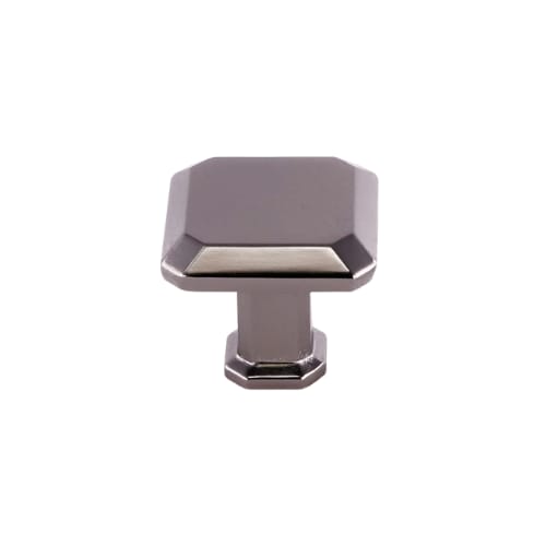 Cabinet Knob - Colorado - Square - 28mm Diameter - Dark Pewter Finish