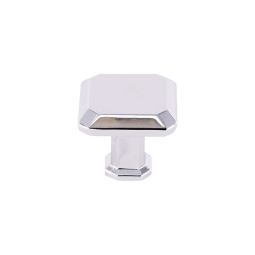 Cabinet Knob - Colorado - Square - 28mm Diameter - Polished Chrome Finish