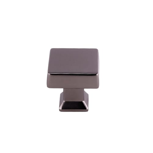 Cabinet Knob - Colorado Collection - Square - 29.8mm Diameter - Dark Pewter Finish
