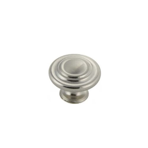 Cabinet Knob - Tradtional Collection - Spherical - 1 3/8 Inch - Satin Nickel Finish
