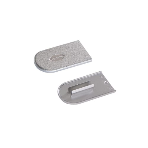 186350C - Cabineo - Cover Cap -Metallic Silver -100  Pieces - Lamello