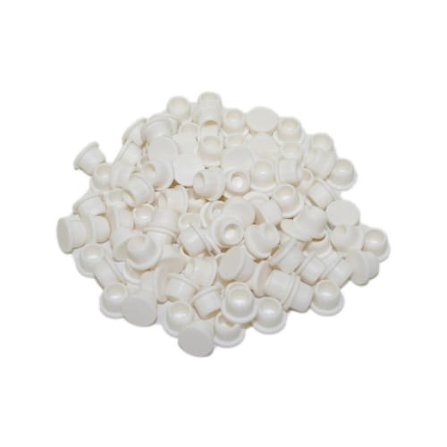 335280 - Clamex - Cover Cap - 6mm - 90 Degree - White - 100  Pieces - Lamello