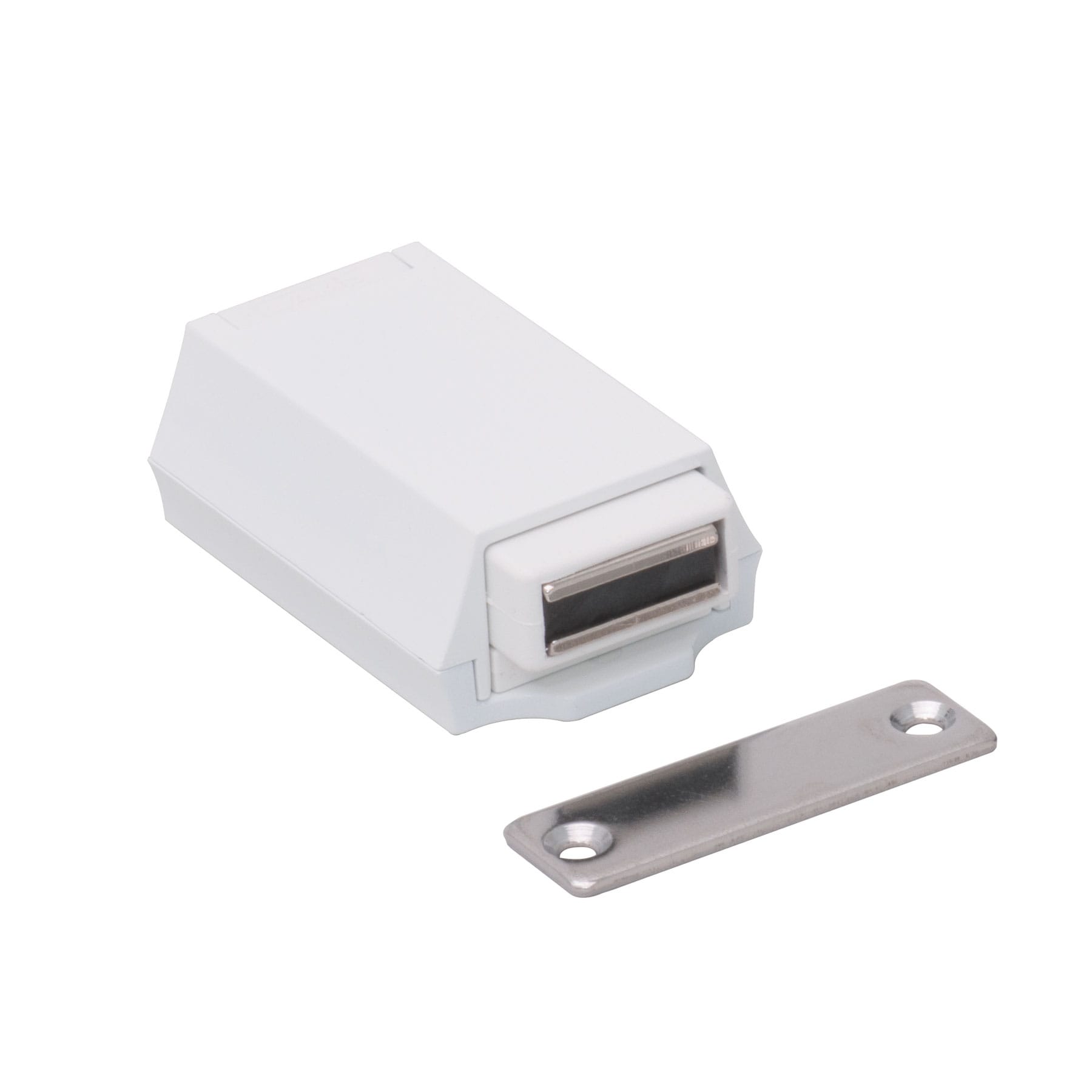 ML-ZN80-WT - Door Latch - Push to Open - White - Sugatsune