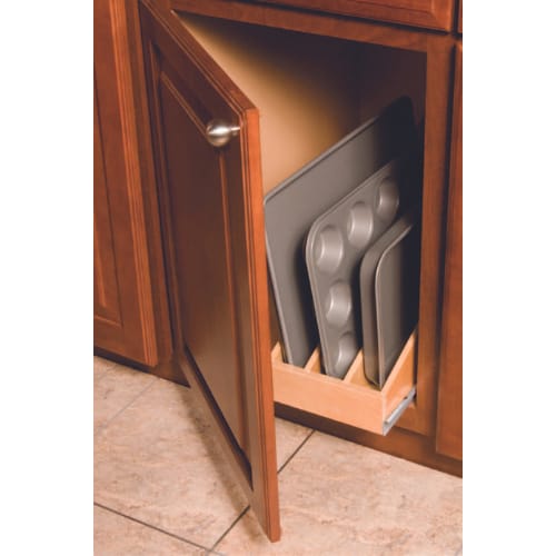 T3195MNL1 - Pullout Tray - Fits in a 12 inch Base Cabinet - 2 Dividers