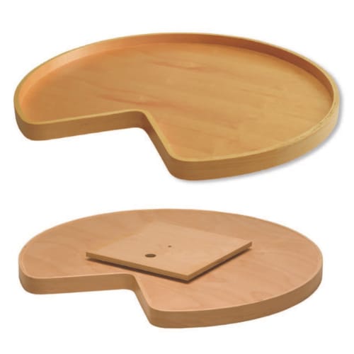 T7218K30MNL1 - Super Susan - Full Round - Attached Bearing - 2 Shelf Kit - Maple - 18 inch