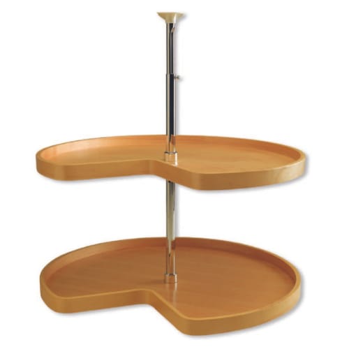 T8432K01MNL1 - Lazy Susan - Full Round - Pole Mount - 2 Shelf Kit - 32 inch