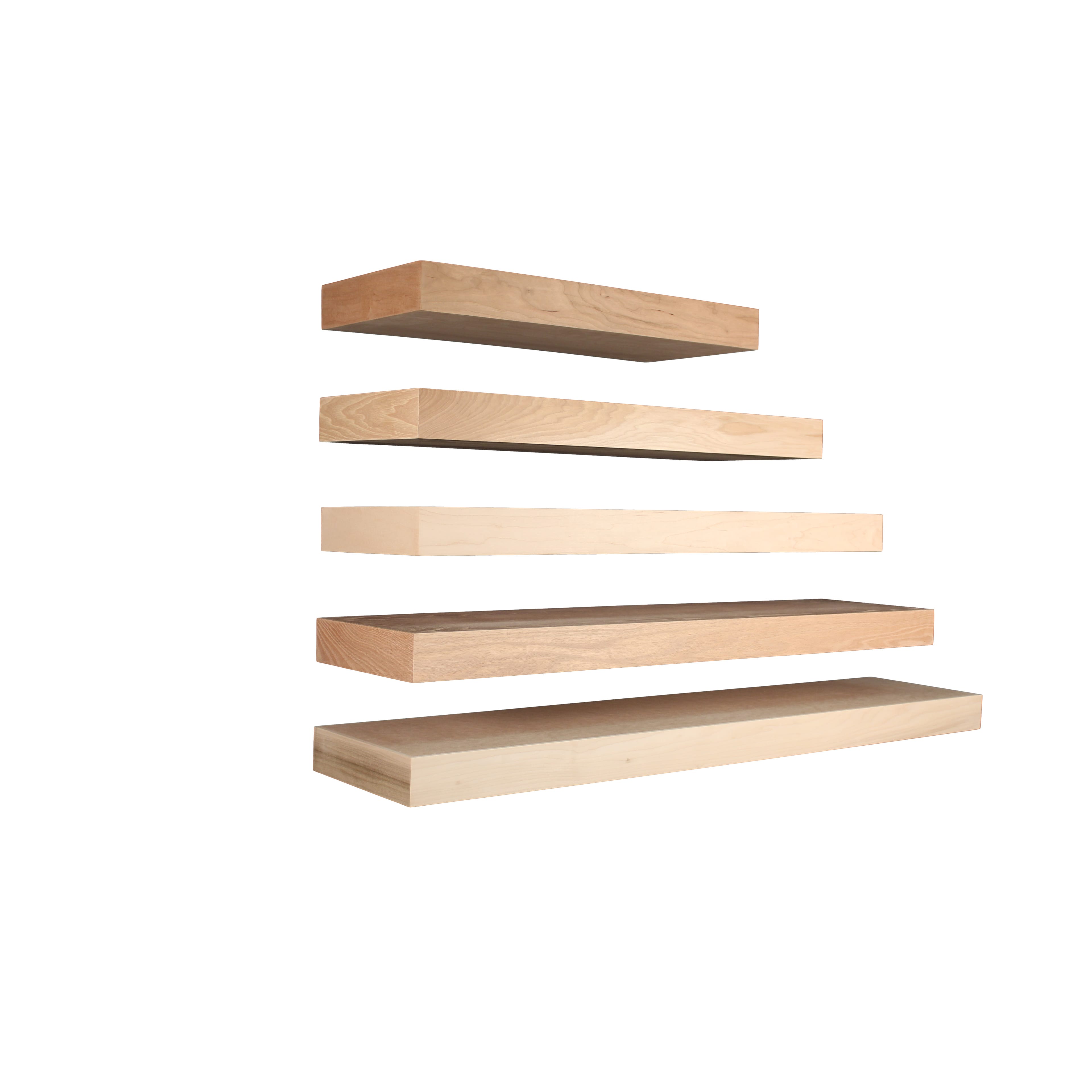 FS0330XUF1 - Floating Shelf - 30 inches Wide x 12 inches Deep x 2.5 inches Thick - Paint Grade