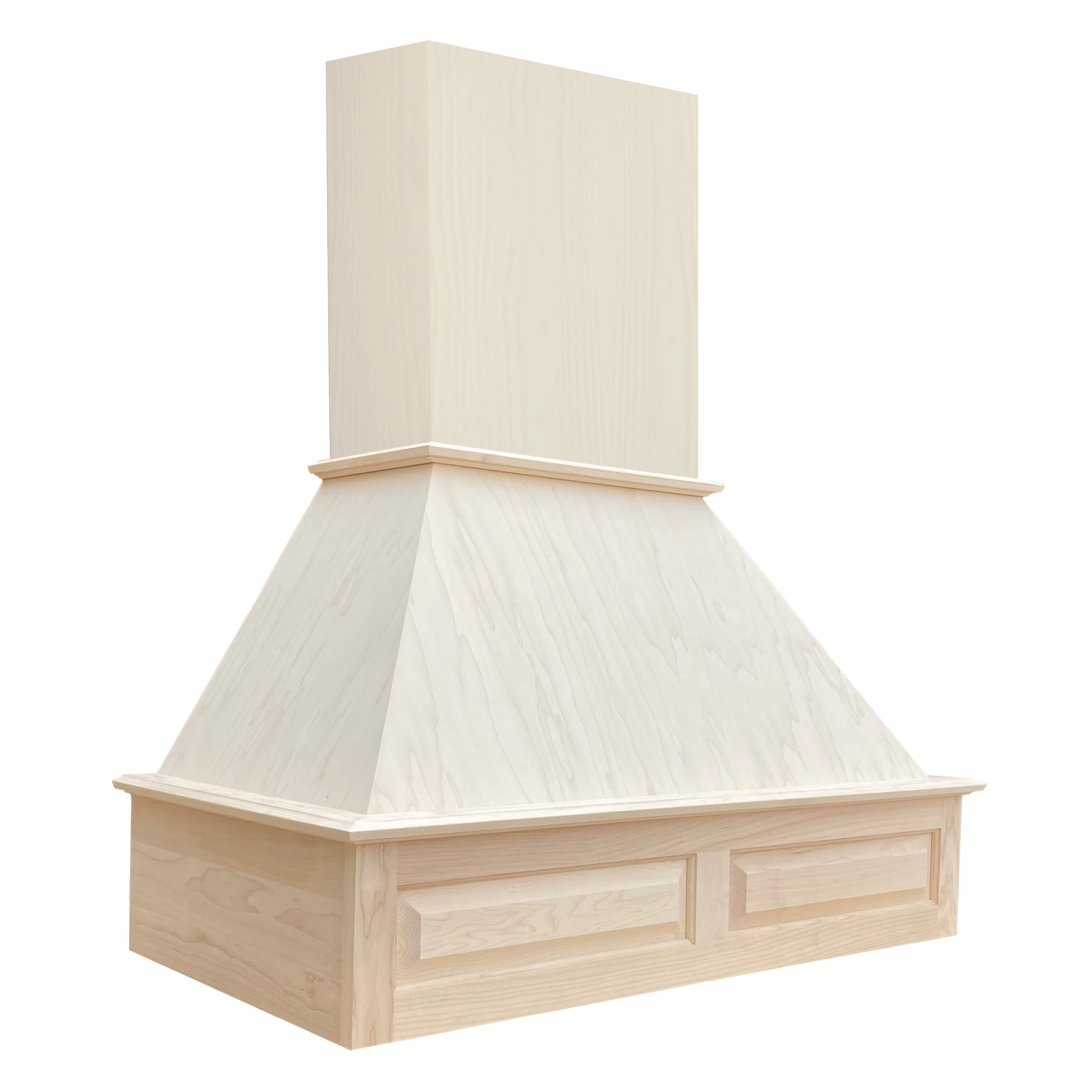 R21B48SMB1CUF1 - Raised Panel Wall Hood - 48 inch wide x 22.88 inch tall - Cherry