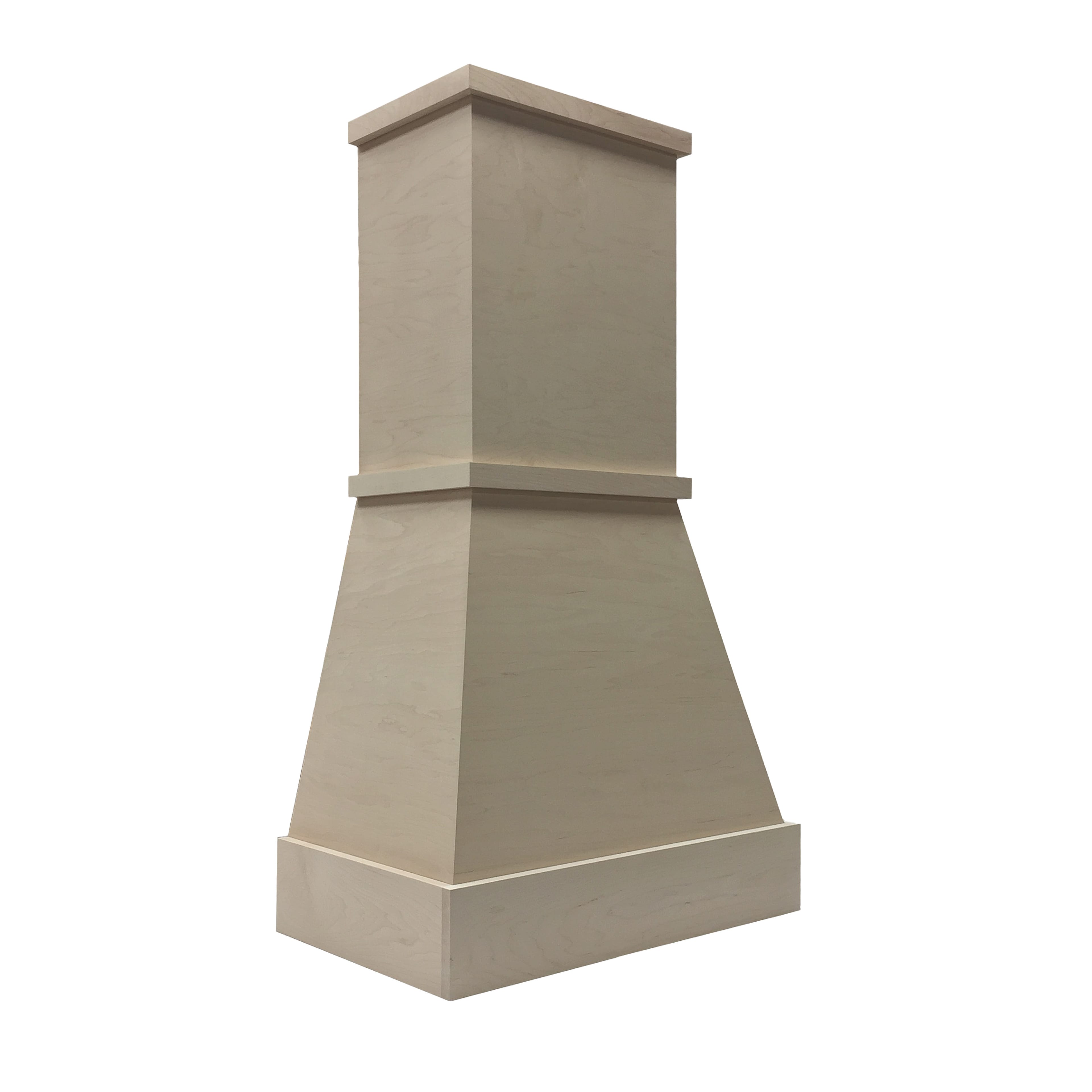 R29T048SMB17UF1 - Modern Wall Hood - Tapered - 48 inch wide x 30 inch tall - Rift White Oak