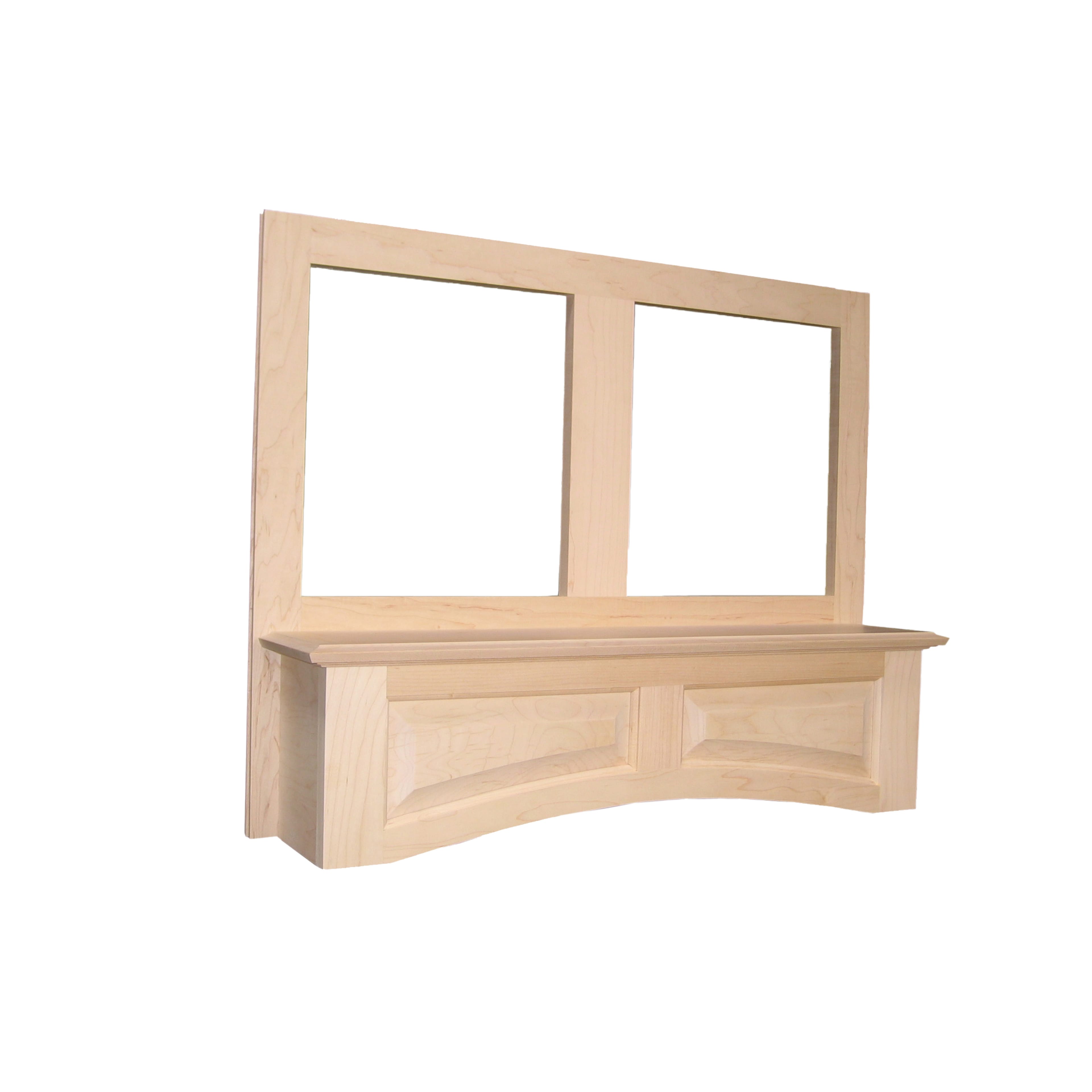 R4136SMB17UF1 - Accent Canopy Hood - Arched - 36 inch wide x 24 inch tall - Rift White Oak