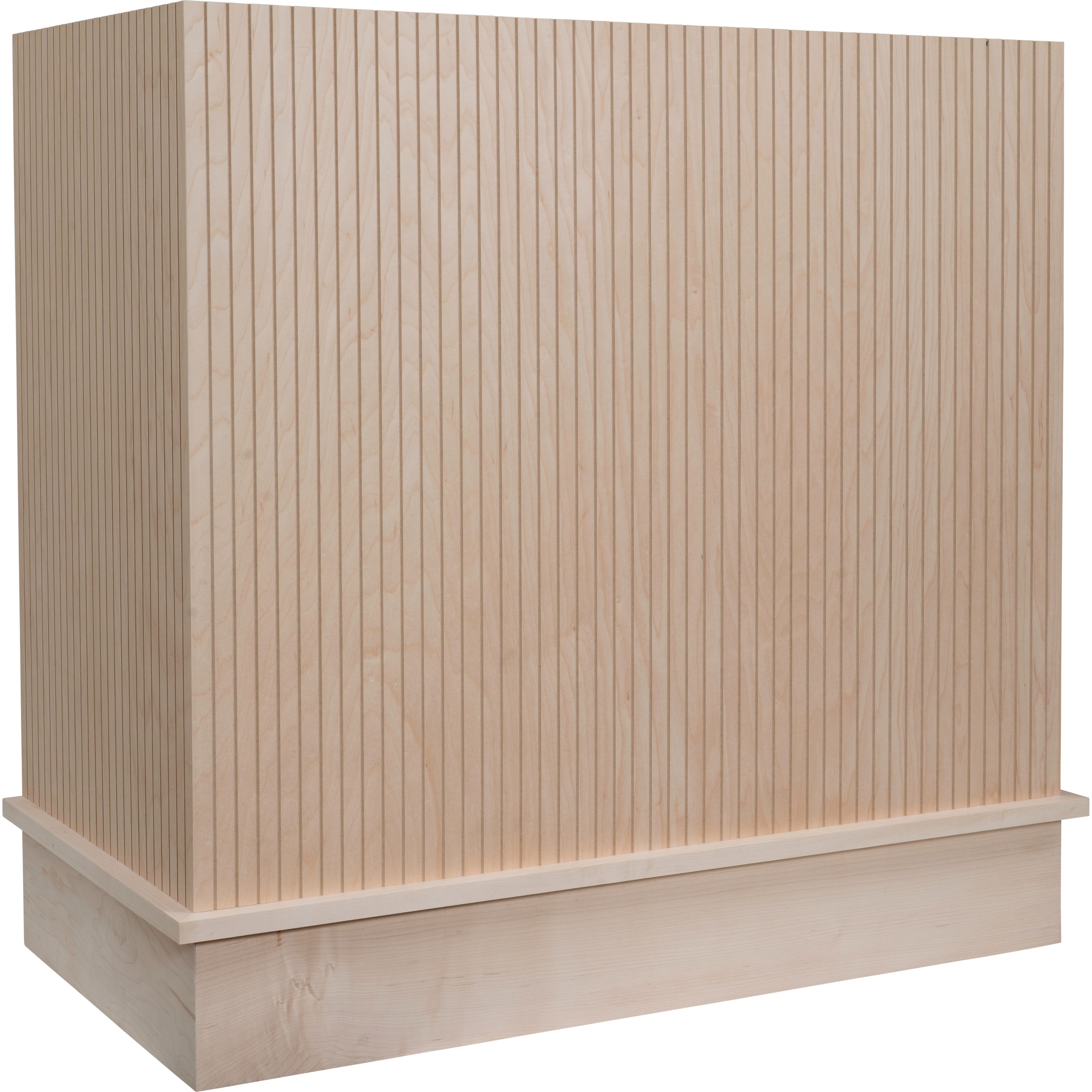 R7301S48SMB17UF2 - Verona Wall Hood - Tambour - 48 inch wide x 36 inch tall - Rift White Oak