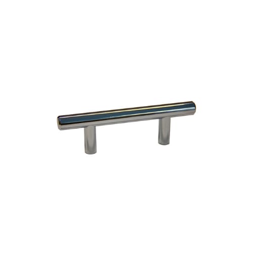 Cabinet Pull - Round Bar Pull Collection - 64mm Center to Center - Polished Chrome Finish