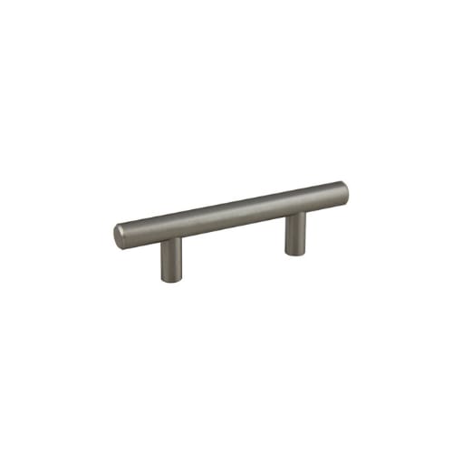 Cabinet Pull - Round Bar Pull Collection - 64mm Center to Center - Satin Nickel Finish