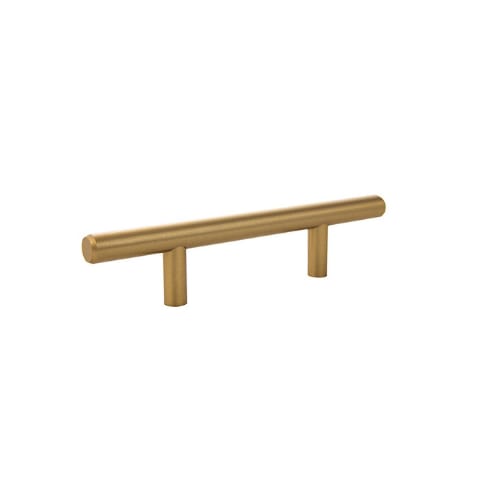 Cabinet Pull - Round Bar Pull Collection - 3 Inch Center to Center - Radiant Gold Finish