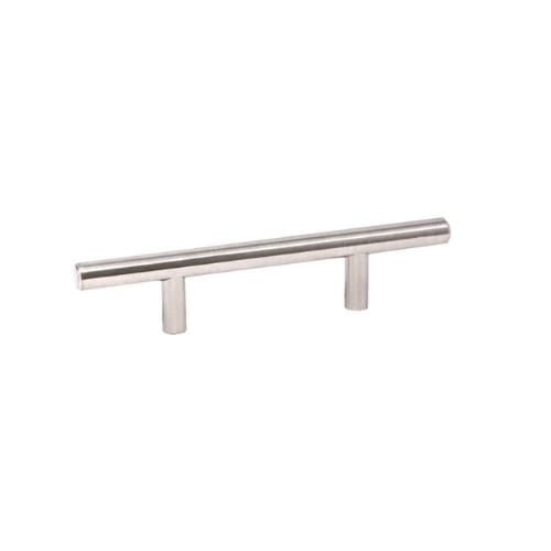 Cabinet Pull - Round Bar Pull Collection - 3 Inch Center to Center - Satin Nickel Finish