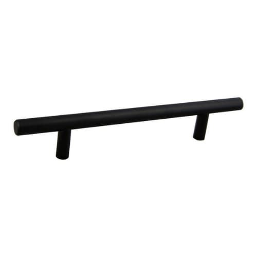 Cabinet Pull - Round Bar Pull Collection - 5 Inch Center to Center - Matte Black Finish