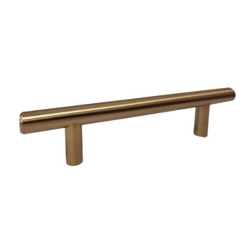 Cabinet Pull - Round Bar Pull Collection - 96mm Center to Center - Radiant Gold Finish