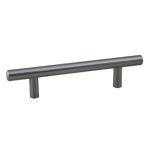 Cabinet Pull - Round Bar Pull Collection - 96mm Center to Center - Satin Nickel Finish