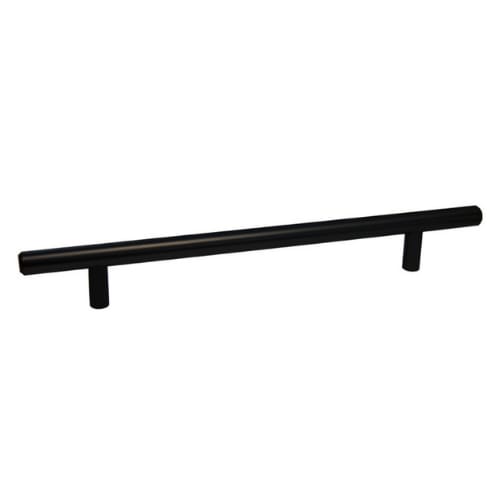 Cabinet Pull - Round Bar Pull Collection - 7 Inch Center to Center - Matte Black Finish