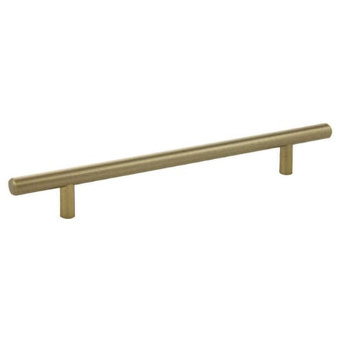 Cabinet Pull - Round Bar Pull Collection - 7 Inch Center to Center - Radiant Gold Finish
