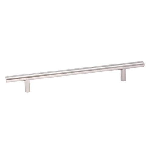 Cabinet Pull - Round Bar Pull Collection - 7 Inch Center to Center - Satin Nickel Finish