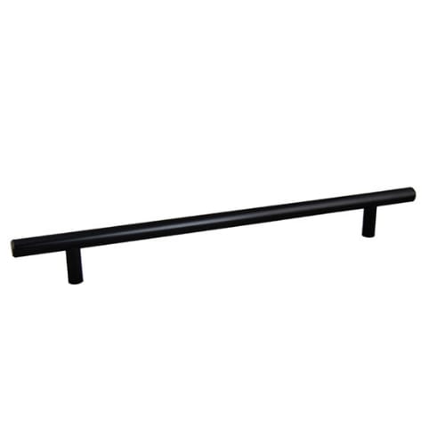Cabinet Pull - Round Bar Pull Collection - 9 Inch Center to Center - Matte Black Finish