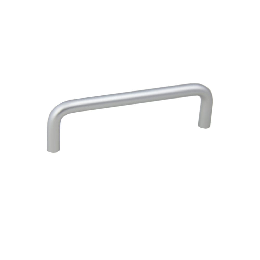 Cabinet Pull - Wire Pull Collection - 4 Inch Center to Center - Aluminum Finish