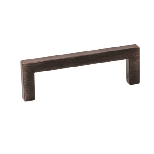 Cabinet Pull - Modern Collection - Square - 96mm Center to Center - Oil Rubbed Bronze Finish