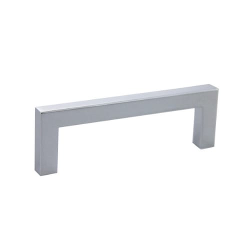 Cabinet Pull - Modern Collection - Square - 96mm Center to Center - Polished Chrome Finish