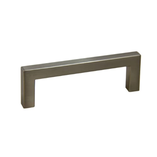 Cabinet Pull - Modern Collection - Square - 96mm Center to Center - Satin Nickel Finish