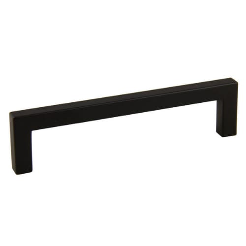 Cabinet Pull - Modern Collection - Square - 128mm Center to Center - Matte Black Finish