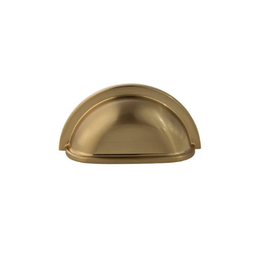 Cabinet Pull - Cup Pulls Collection - 3 Inch Center to Center - Radiant Gold Finish