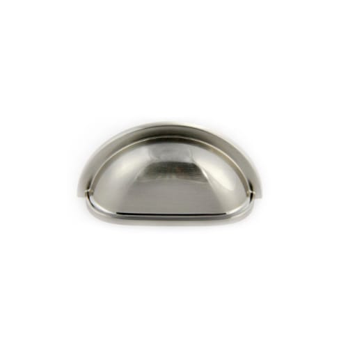 Cabinet Pull - Cup Pulls Collection - 3 Inch Center to Center - Satin Nickel Finish