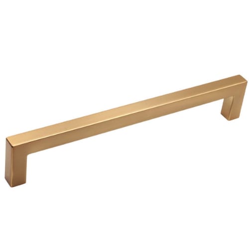 P-A56012.RG - Appliance Pull - Modern Square Collection - 12 inch Center to Center - Radiant Gold Finish