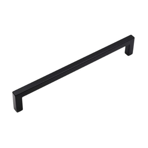 P-A5608.BK - Appliance Pull - Modern Square Collection - 8 inch Center to Center - Matte Black Finish