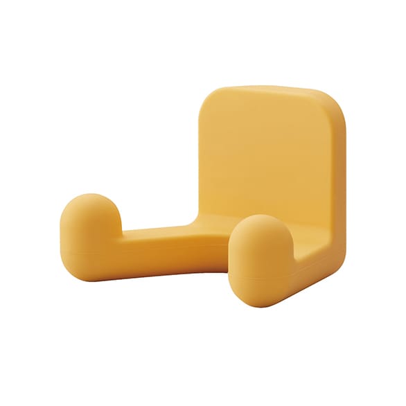 PXB-GR05-212-BYE - Rubber Hook - Twin Type - Yellow - Sugatsune