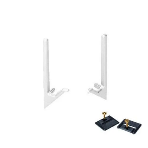 Rincomatic - Syma32 - End Caps - Inglete - Set of Left and Right - Matt Silver