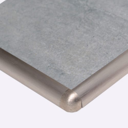 GLM-REBRN125 - Round Edge - 1/2 Inch - 8ft - Brushed Nickel Finish