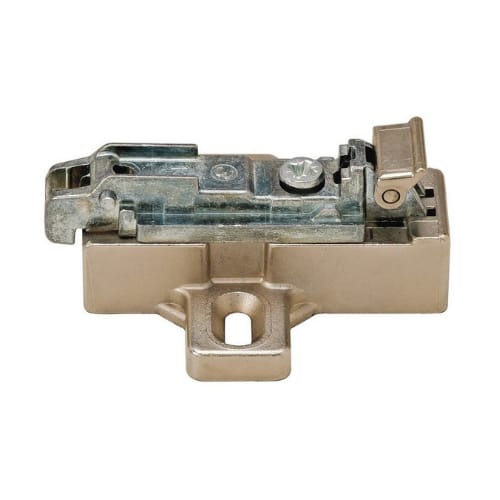 BAV3E99F - Baseplate -  9mm - Die Cast - Wood Screw - Clip On - Nickel Finish - Salice