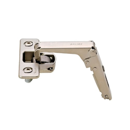 C27YA99 - Hinge - Pie Cut Corner - 70 Degree - Self Close - Dowels - Nickel Finish - Salice