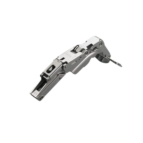 C2PFG99 - Hinge - 165 Degree -Half Overlay - Self Close - Wood Screw - Nickel Finish - Salice